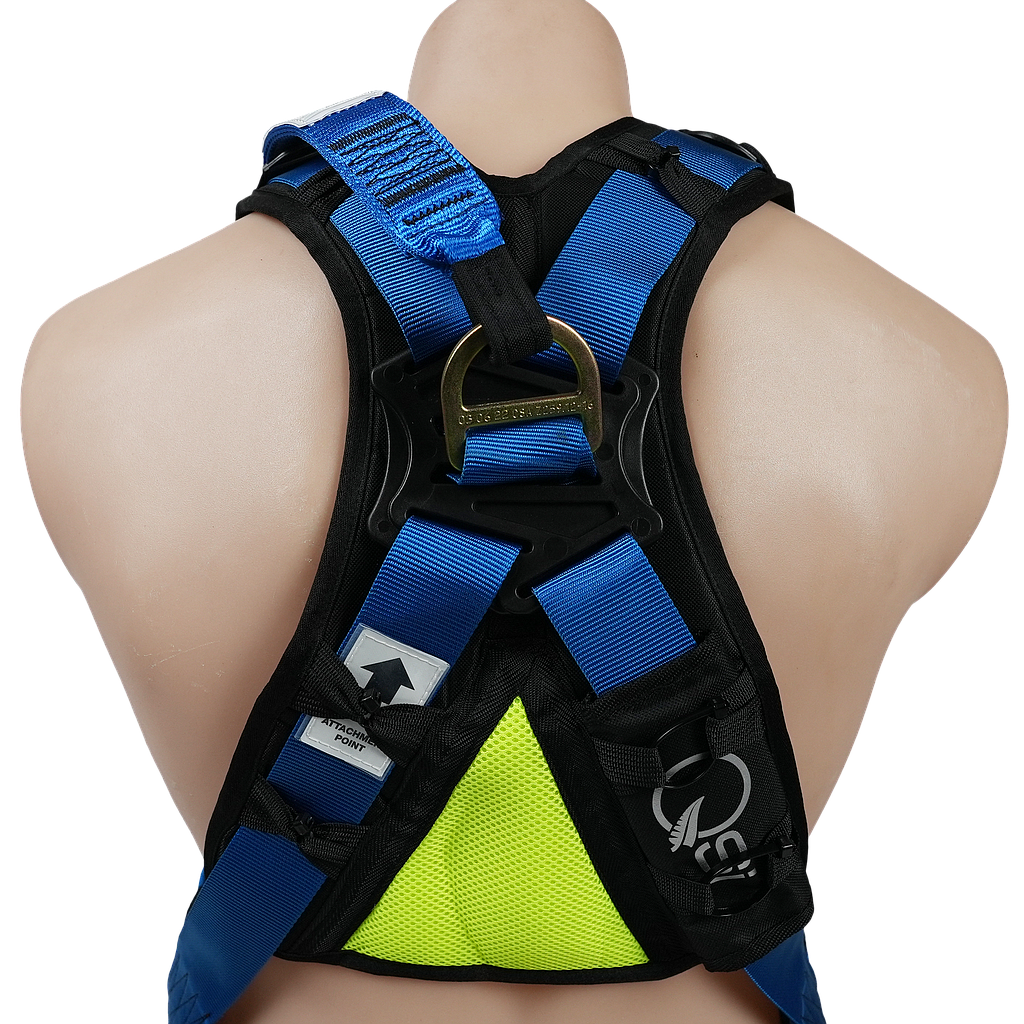 Amtech Medical SBE2KQRPRO Full Body Harness with Quick Release & X