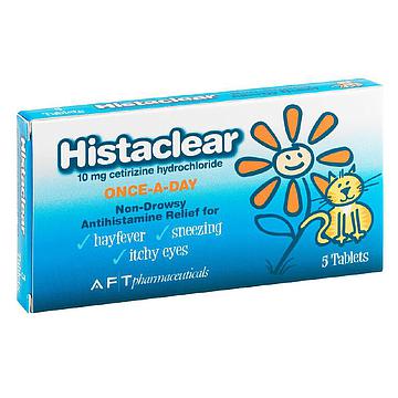 Histaclear - Box of 5 Tablets (HISTACLEAR5)