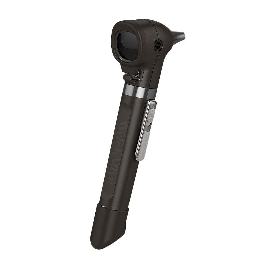 Welch Allyn Pocket PLUS LED Otoscope 22880 (BLACK) With Soft Carry Case