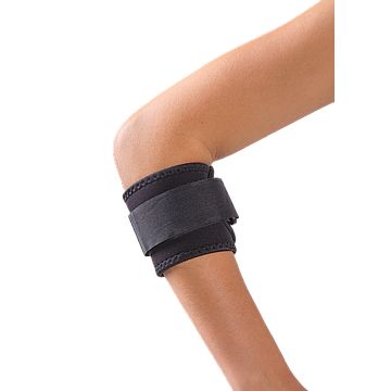 OrthoLife Padded Tennis Elbow Brace Black Universal *Clearance*